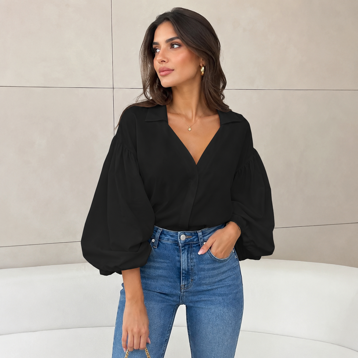 LUMÈA - camicia donna chic